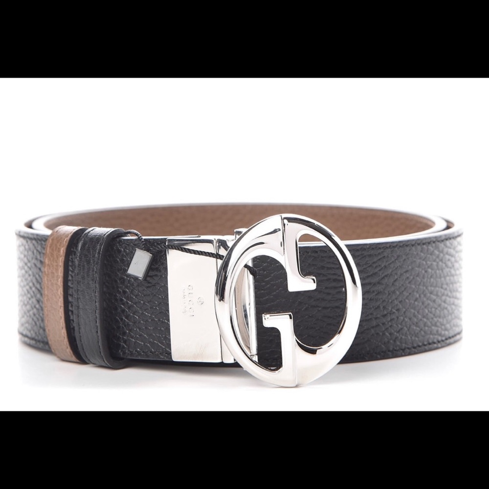 GUCCI REVERSIBLE DOLLAR CALF BELT